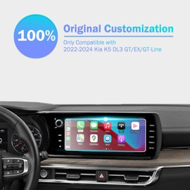 PZSWUXIE for 2022 2023 2024 Kia K5 DL3 GT/EX/GT-Line 10.25 Inch HD Touch Screen Protector Anti-Fingerprint 9H Hardness Tempered Glass Car Radio Accessories