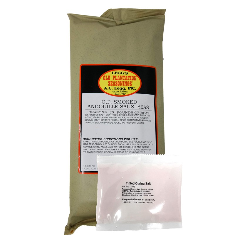 A.C. Legg's - OP Smoked Andouille Sausage Seasoning for 25