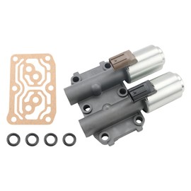 WMPHE Transmission Dual Linear Shift Solenoid Valve Compatible with Honda Accord 2003-2007 CR-V 2002-2011 Element 2003-2008 Acura RSX 2002-2006 Acura TSX 2004-2008 Replacement for 28260-PRP-014