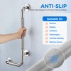 L-Shaped Grab Bars for Shower, 24x12 Inch Stainless Steel Grab