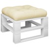 YLIEHS Enhance Comfort with Cream Pallet Cushion, Water-Resistant, Soft Filling