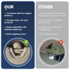 Right Passenger Side Sun Visor with Light Fit for Toyota
