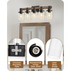 GOEBLESON 5-Light Bathroom Light Fixture, Farmhouse Vanity Lights for Bathroom