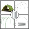 Metal Sleeves Greenhouse Hoops Pack of 30 Connectors for 5