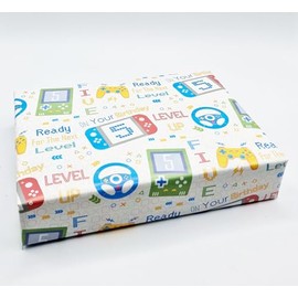 5th Birthday Gamer Computer Games Age 5 Cute Funny Attractive Boys Girls Birthday Level Up Gaming Multicolor Unisex Wrapping Paper 4 Years Male