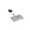 Durable Card Holder with Badge Reel Style 54 x 87mm
