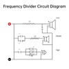 DriSentri 3 Way Crossover for Speaker, 250W 4-8 Ω Treble