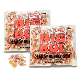 Albert's Candy Super Big BOL Candy Bubble Gum 48 ct. (2-Pack)