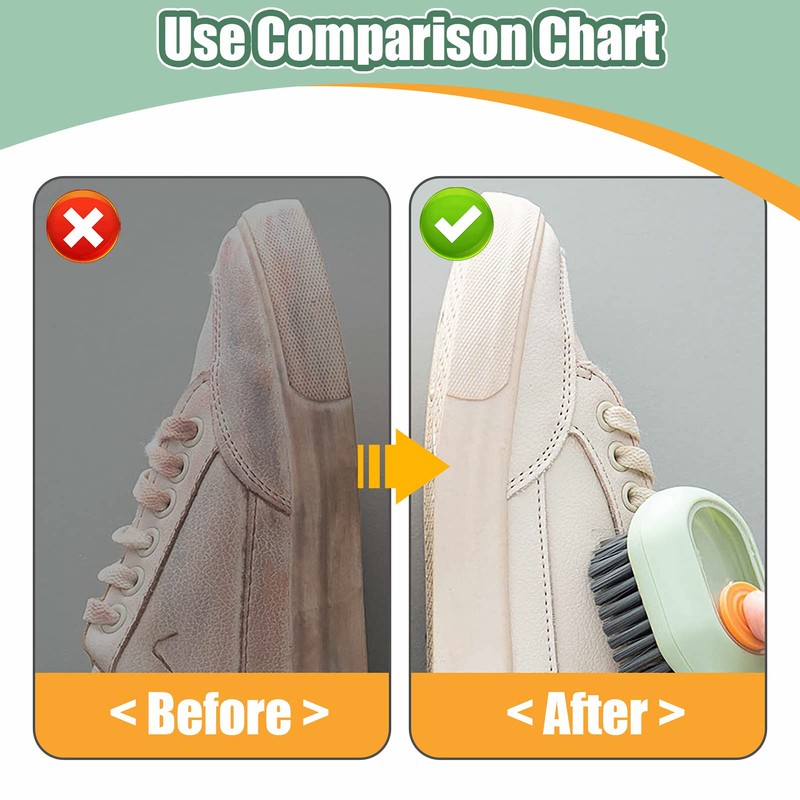 Liquid Adding Soft Fur Cleaning Brush, Multifunctional Cleaning Brush with