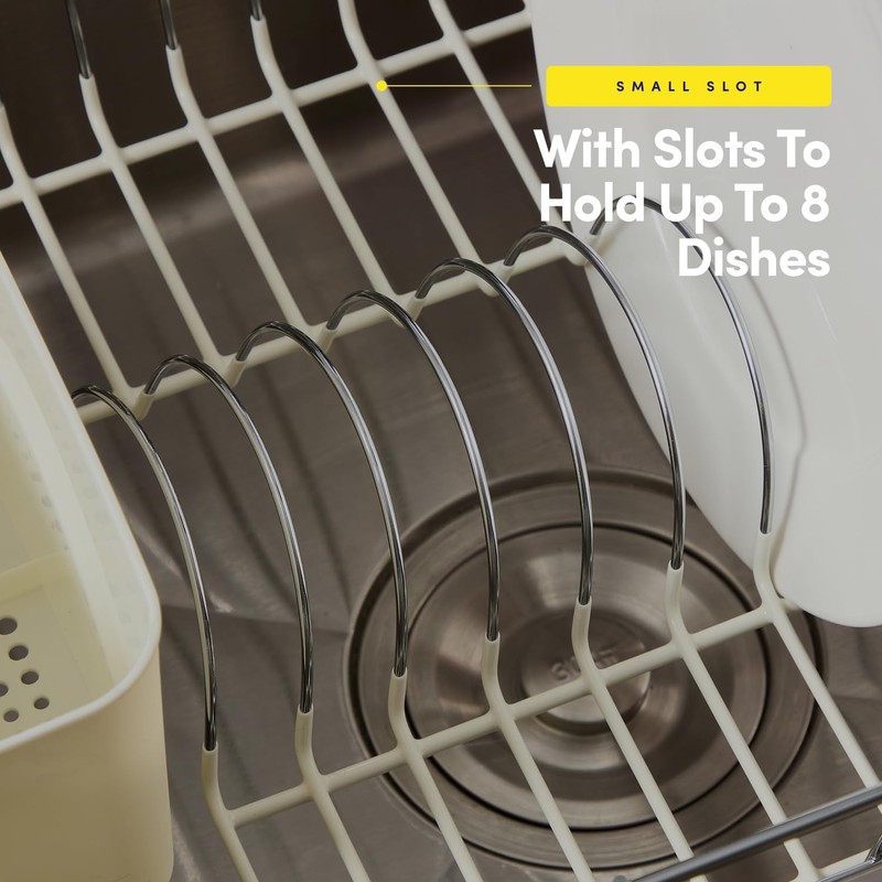 Dish Drying Rack & Cutlery Holder 2 Piece Set -