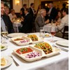 Disposable Taco Plates for 2 Tacos & 2 Sides –