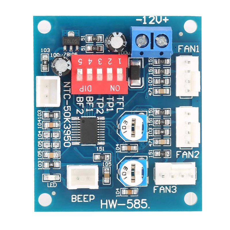 PWM Driver Module for PC Fan Speed Controller 12V 4-Core