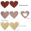 Yesallwas Large Scratch Off Stickers 30 Pcs Heart Scratch Card