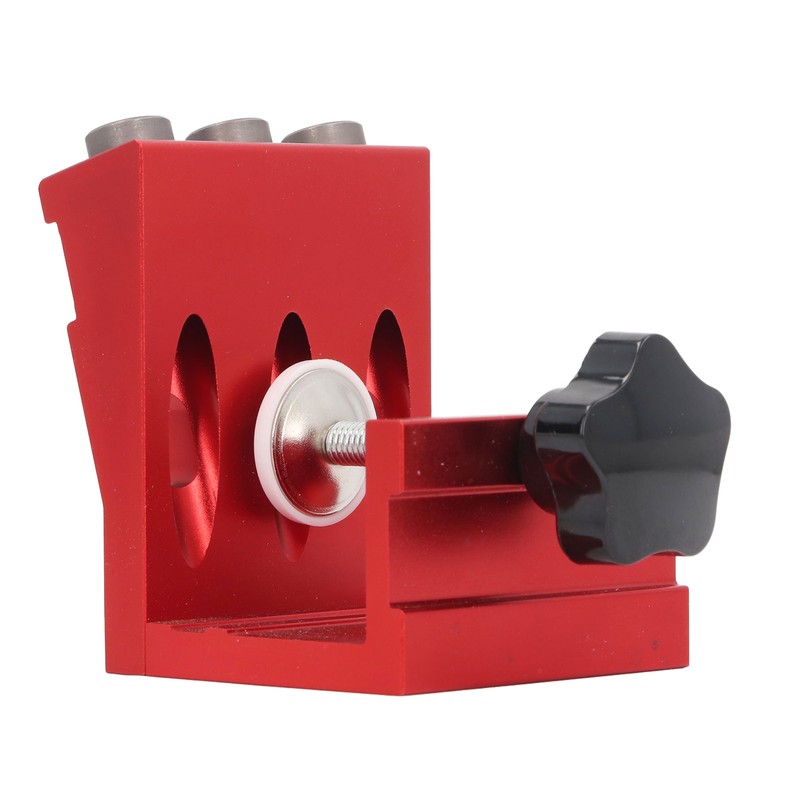 Pocket Hole Jig Set Aluminum Alloy Pocket Dowel Hole Jig