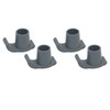4 Pcs Walker Glide Skis Rubber Universal Walker Ski Glides
