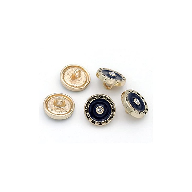 10 Pcs Round Button Small Mini Button Clock Design Pattern