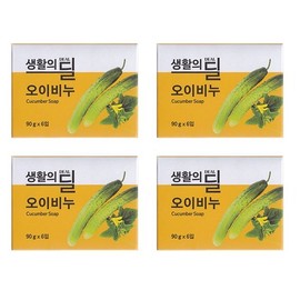 Dill of Life Cucumber Soap 90g / 생활의 딜 오이비누 90g x 6입 4개 오이향대용량 옵션