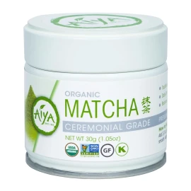Aiya Organic Ceremonial Grade Premium Japanese Matcha Green Tea Powder 30g