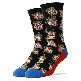 JYinstyle Funny Novelty Socks Mens Crew Athletic Whoop Ass