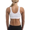 ENELL Women's Lite Full Coverage Sports Bra (101),2,White