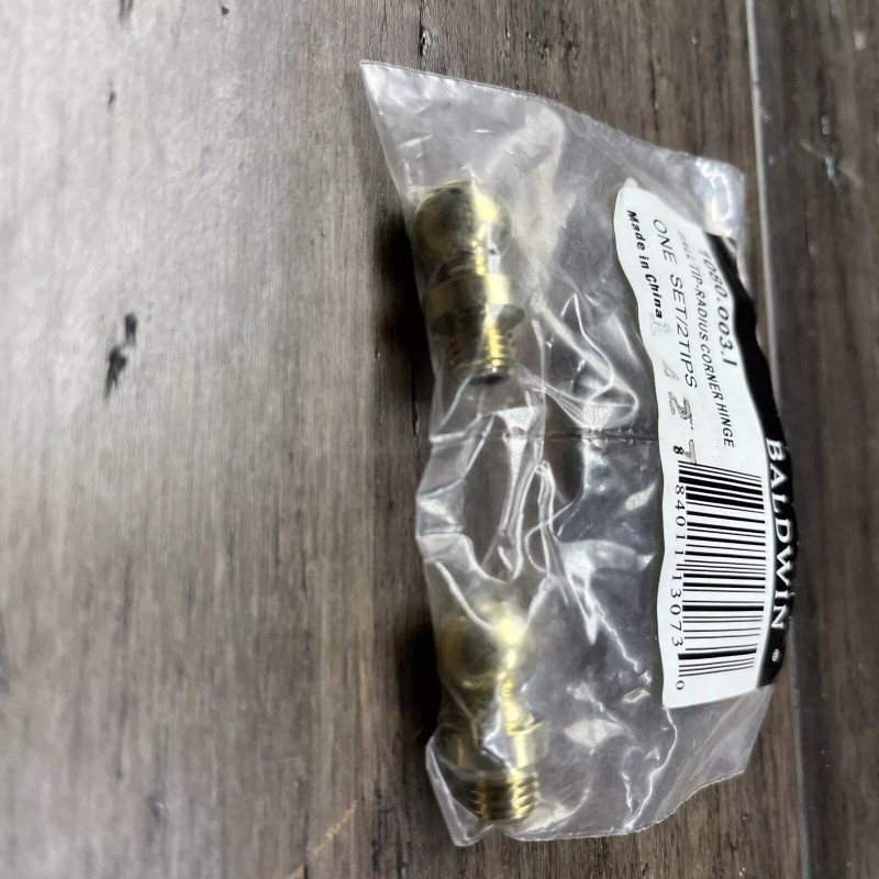 BALDWIN 2 Pack Baldwin 1080.003.I Ball Tip-Radius Corner Hinge