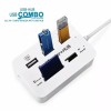 MagicTek Aluminum 3 Port USB 3.0 Hub MS SD M2