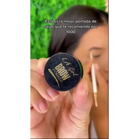Pomada Para Cejas L. A. Girl  Eyebrow Pomade Warm Brown, Waterproof                                                                                   