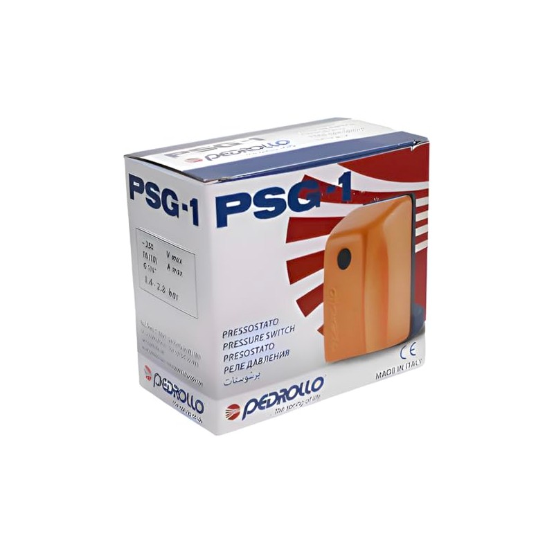 Switch De Presion Presostato Pedrollo 20-40 Psi Mod Psg-1