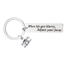 Camera Keychain Gift for Photography Gifts for Photographers Gifts for Daughter Friend Birthday Gift for Photography Lovers Encouragement Inspirational Presents for Camera Lovers