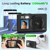 5K 80MP Digital Cameras for Photography with Tripod 2 Batteries