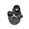 Real 999 Fine Silver Statue 2.36 inch HBuddha Carry Yuanbao