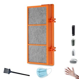 AER.1 HAPF30AS 3-in-1 Smoke Grabber True HEPA Activated Carbon Air Filter Replacement Compatible with Smoke Grabber AER.1 HAPF30AS-U4R Air Purifier - 10" x 4.6" x 1.38", 1 Pack
