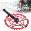 BCD130mm Bike Crankset Crank Arm Aluminium Alloy 47T Single Speed