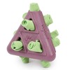 DogLemi Dog Durable Triangular Pet Chew Toy,Pet Pyramid Indestructible Dispenser