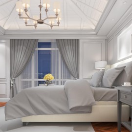 OLIVIA ROCCO Flannelette Fitted Sheets Super Soft Brushed Cotton Bed Sheet Thermal Warm Cosy Breathable Hypoallergenic Extra Deep Luxury Bedding, GREY SUPER KING