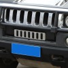 cartiangoUS Chrome Steel Front Bumper Lower Mini Grille Fit For