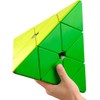 ROXENDA Giant Pyramid Cube 3x3x3 (27.5cm) - Stickerless Speed Pyraminx,