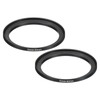 PATIKIL 55mm-62mm Metal Step Up Ring, 2 Pack Camera Lens