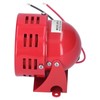 BERM Electric Motor Siren Alarm Mini Red Stainless Steel Shell
