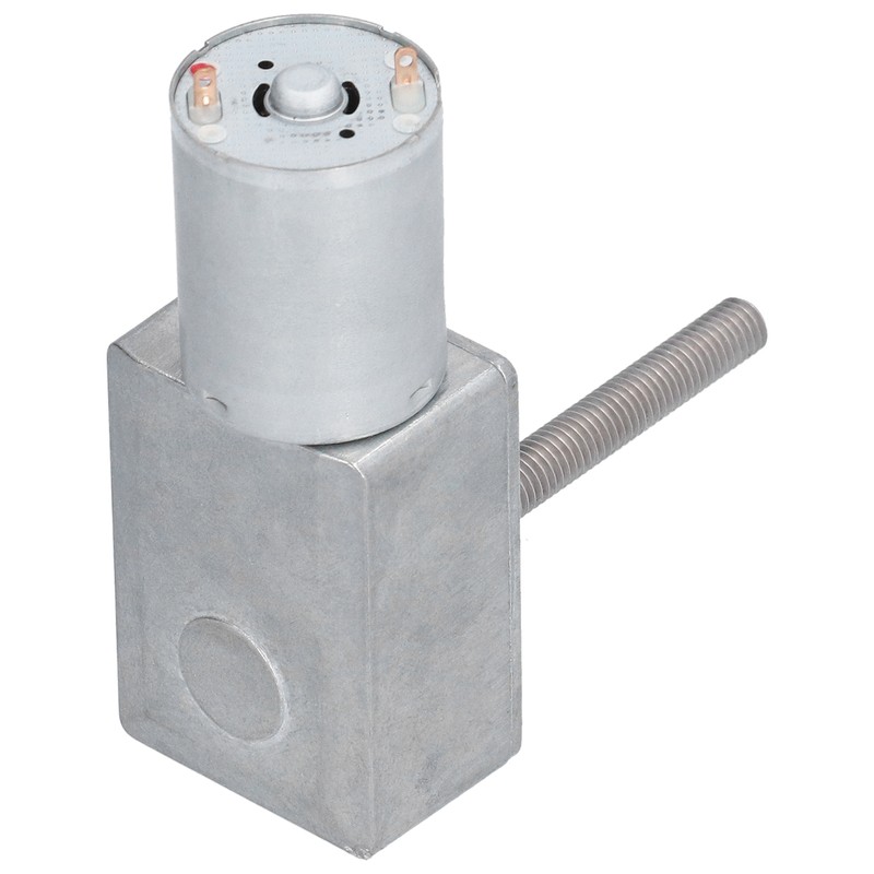 Gear Motor Speed Reduction Worm Self Locking M6 Thread 50mm