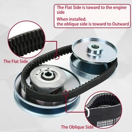 3 correas de transmisión Go Kart Series 30 reemplazan a Manco 5959 / Comet 203589 cinturón convertidor Trorque duradero