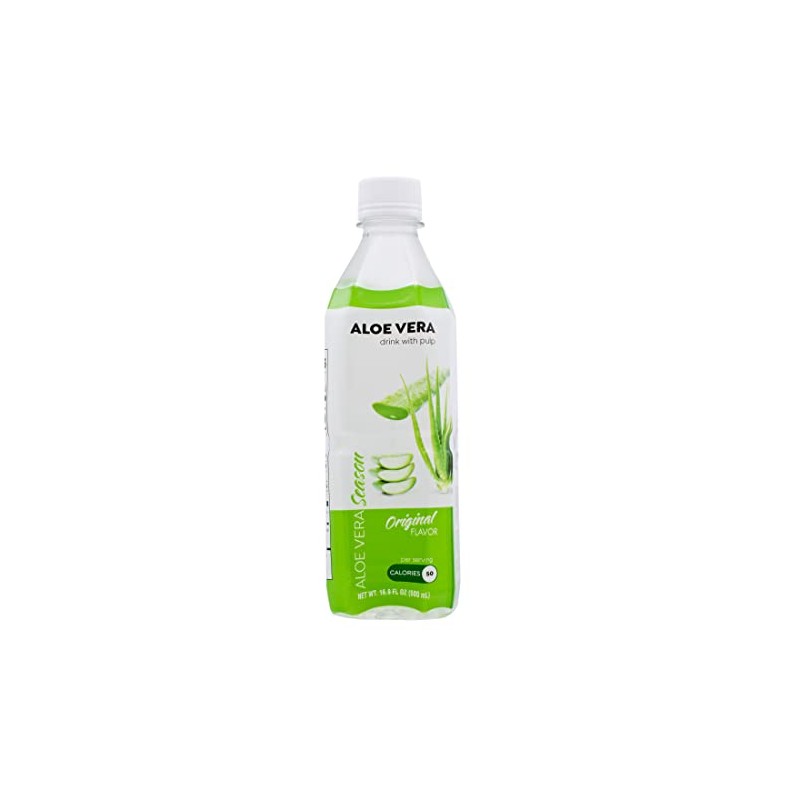 Season Aloe Vera Drink with Pulp, Original Flavor, 16.9 fl