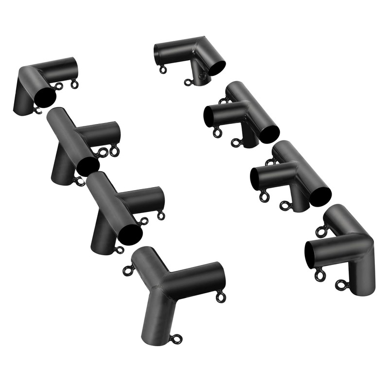 Aoneky 2'' Flat Roof Corner Canopy Fitting Couplers Kit -