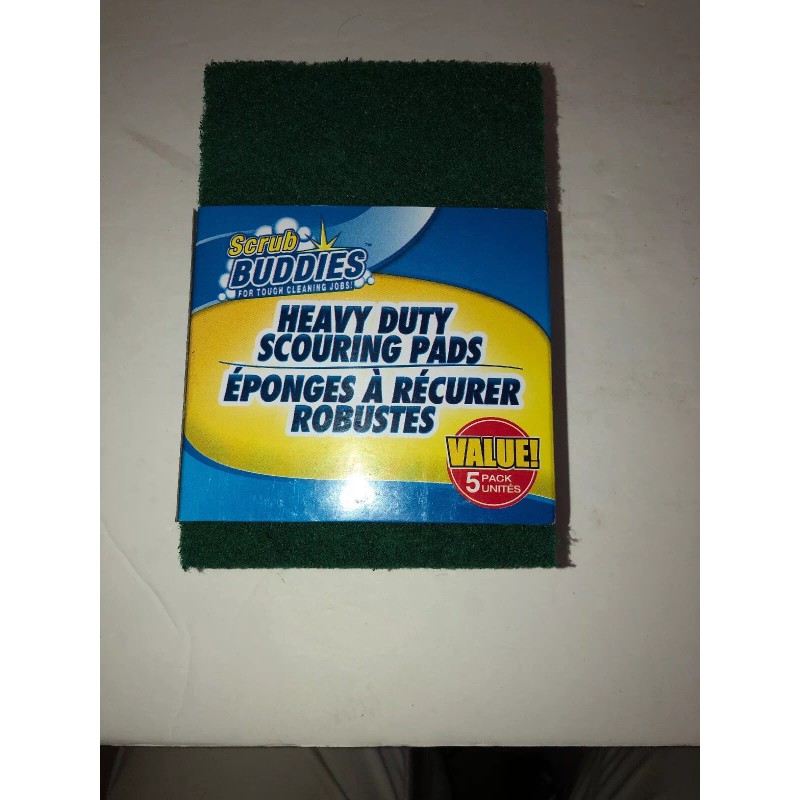 Scrub Buddies 1-5 Pack Scrub Buddies Heavy Duty Scouring Pads-RARE
