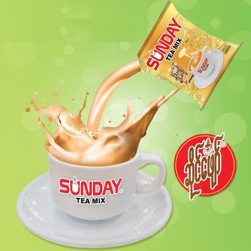 Sunday Myanmar Tea Mix 3in1 (25g x 30 Sachets) 750g