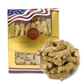 DABC OAK LAND American Wisconsin Farmed Ginseng Root 美国威斯康辛州 长枝西洋参 花旗参Cultivated Wisconsin American Ginseng Hand-Selected Energy for Men & Women 4oz/Box