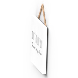 Global Designs Chase Your Dreams Inspirational Typography Wooden Hanging Plaque