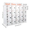Cell Phone Storage Locker, 20 Slots Acrylic Material With Door