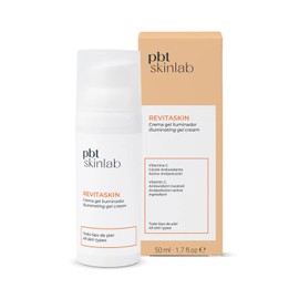 Revitaskin Crema Gel Iluminador 50ml – Hidratante Facial Antioxidante y Antipolución para Piel Apagada – Crema Ligera de Rápida Absorción con Triple Vitamina C, Niacinamida y Ácido Hialurónico