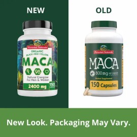 Peruvian Naturals Maca Orgánica 2400 Mg 150 C/u (paquete 2)